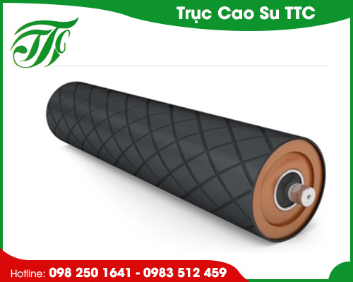 Trục cao su xẻ rãnh